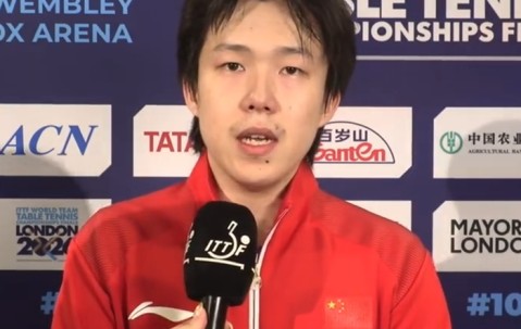 男乒3-1法国采访！王楚钦总结2场，林诗栋亲承正常，梁靖崑谈调整|梁靖昆|比赛|对手|勒布伦|勒布朗_新浪体育_新浪新闻